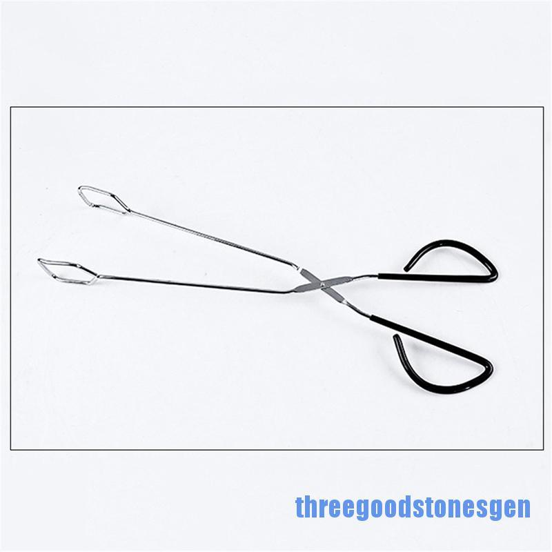 [threegoodstonesgen 0527] Kitchen Tongs Stainless Steel BBQ Food Cooking Scissors Tongs Buffet Pliers