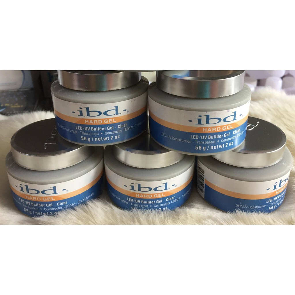 Gel Đắp Móng IBD LED/UV Hard Gel - Builder Gel Không Nóng Không Chảy - Lẻ 1 Hũ 56g