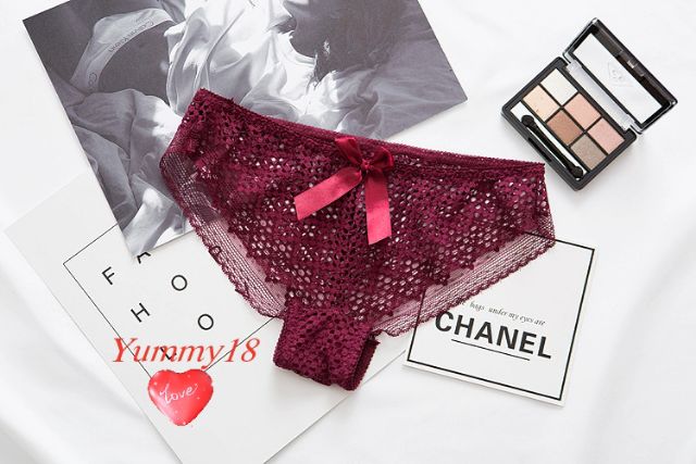 Quần lót ren lưới nơ xinh sexy Candy