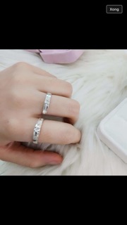 [Sập giá] Nhẫn đôi tim bạc ta