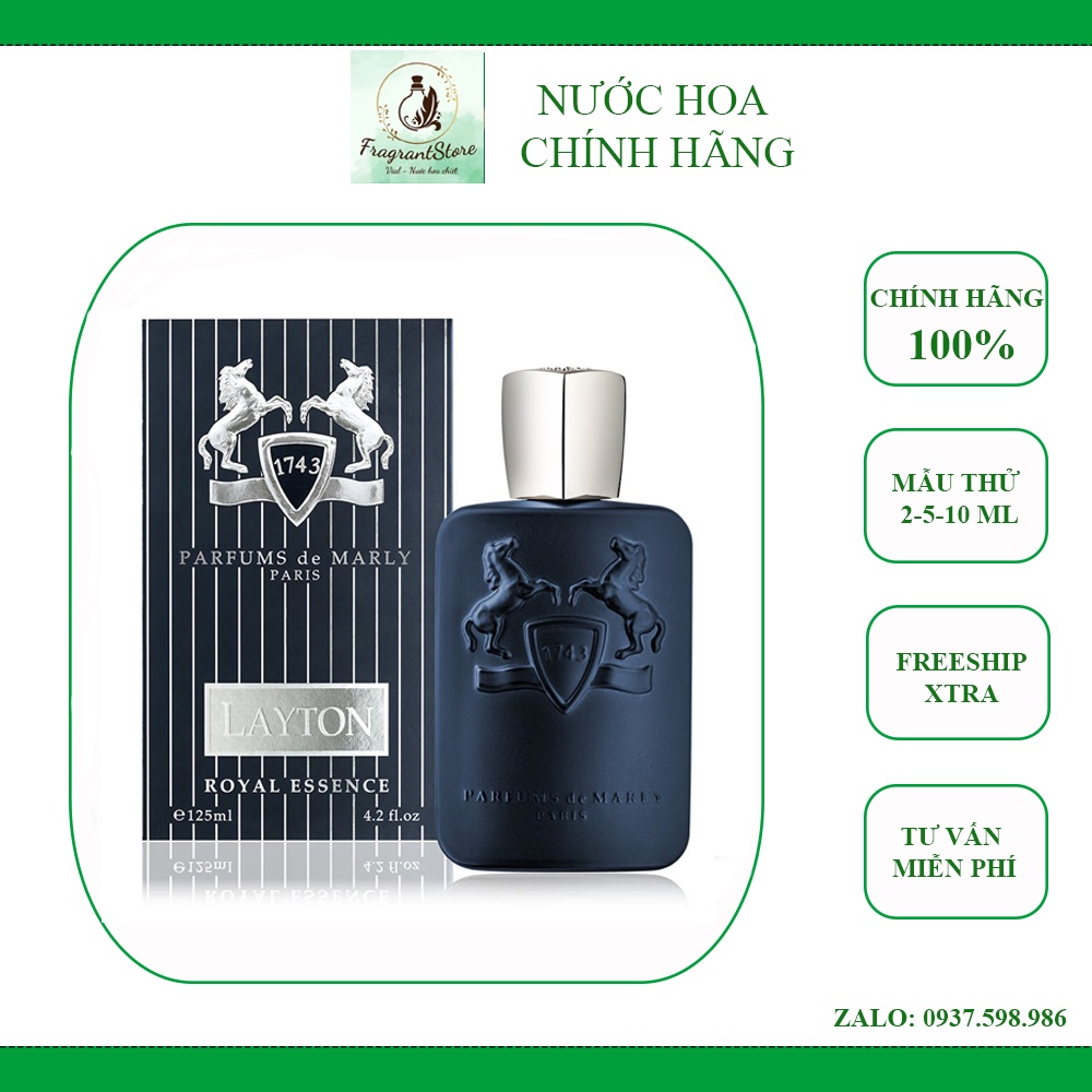 Nước hoa Parfums De Marly Layton (Mẫu thử)