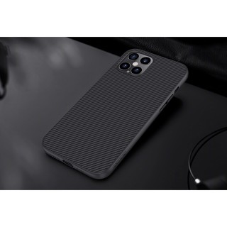 Ốp lưng iPhone 12 , 12 Pro Max vân carbon chính hãng Nillkin Synthetic Fiber