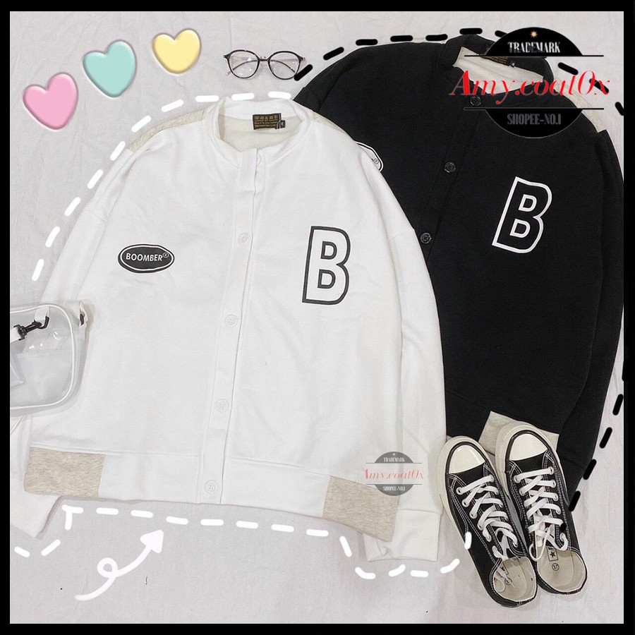 Áo khoác khoát nam nữ unisex form rộng vải nỉ dày đẹp áo khoát khoác bomber jacket cặp đôi cao cấp - Amy.Coat0x | BigBuy360 - bigbuy360.vn