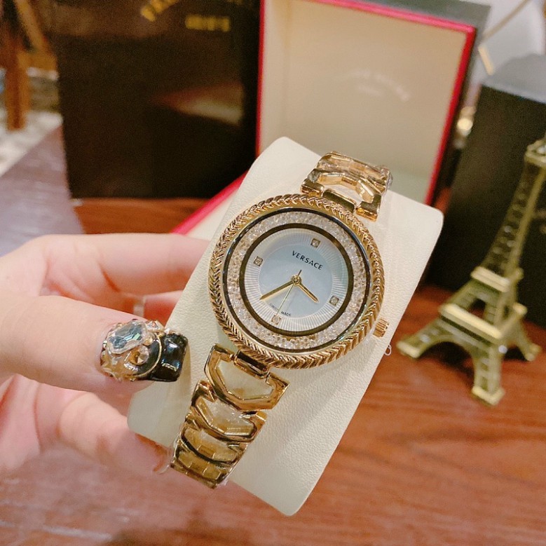 đồng hồ đeo tay nữ Versace dây thép không gỉ hàng đẹp thời trang cao cấp chống  nước bảo hành 12 tháng - DH17 | BigBuy360 - bigbuy360.vn