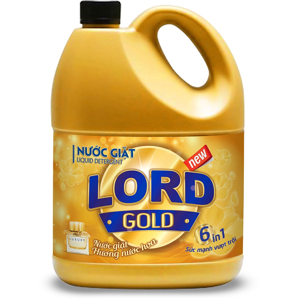 NƯỚC GIẶT LORD GOLD HƯƠNG NƯỚC HOA  3.5kg