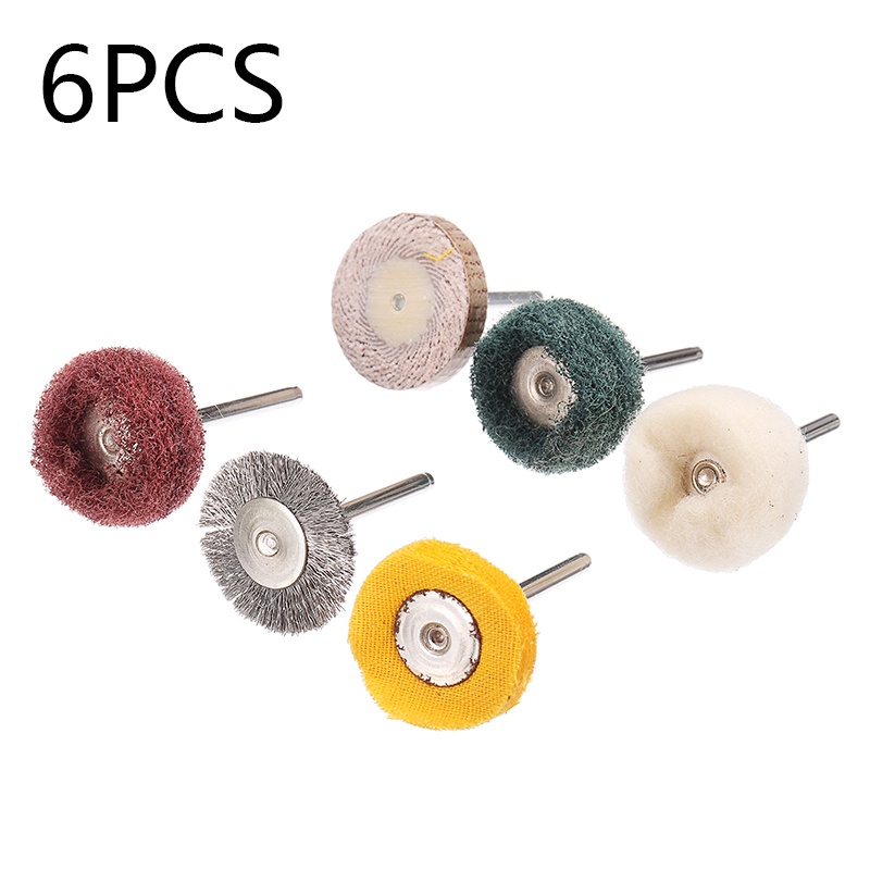 Bộ 6 Cọ Đánh Bóng Xe Hơi 25mm