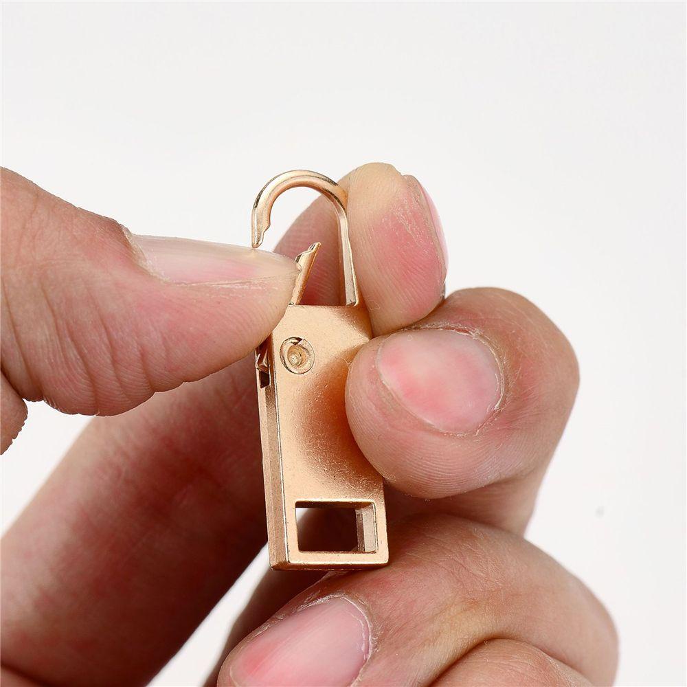 Bộ 5 Đầu Khóa Kéo Bằng Kim Loại Chuyên Dụng Cho May Vá