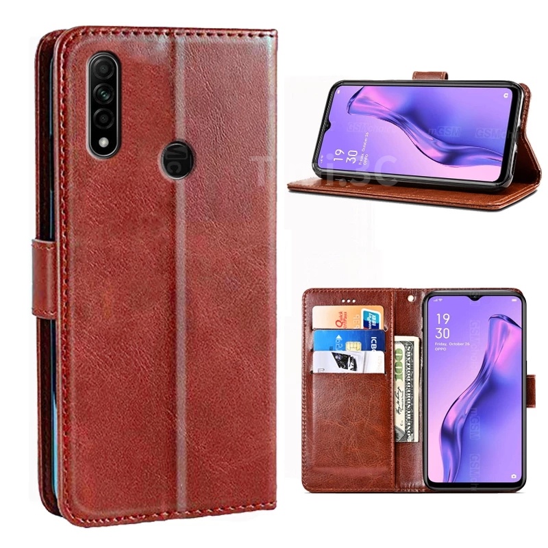 Ốp Lưng Điện Thoại Dạng Ví Da Lật Dành Cho OPPO A31 2020 CPH2015 A8 CPH2073 CPH2081 CPH2029