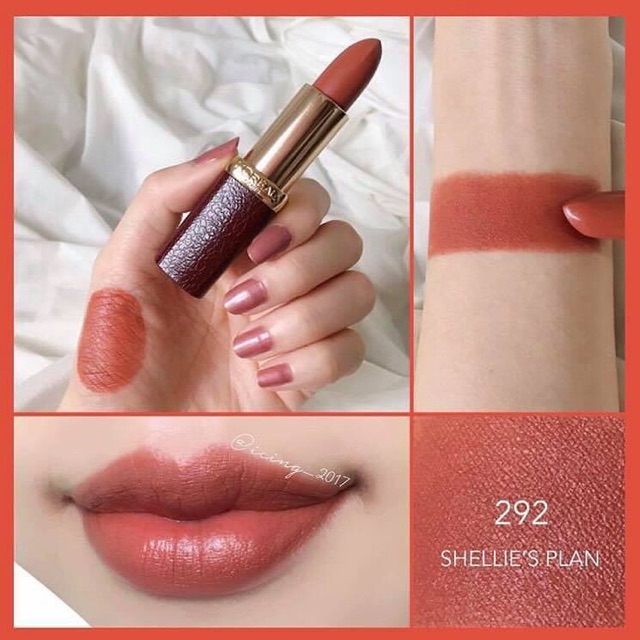 Son Lì Mượt Môi L'Oreal Paris Luxe Leather Limited Edition Lipstick 3.7g | BigBuy360 - bigbuy360.vn