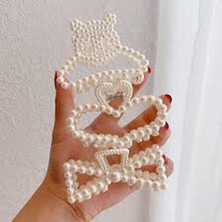 Set kẹp tóc ngọc trai Hàn Quốc 6 món