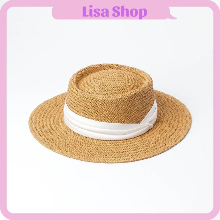 [HÀNG CAO CẤP LOẠI 1] Mũ Cói, Nón Cói rộng vành đi biển đóng hộp to không mất form Lisa, M39