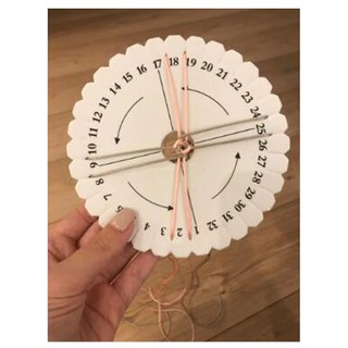 Dụng cụ thắt vòng, dĩa thắt vòng kumihimo [nguyên liệu thủ công, phụ liệu handmade]