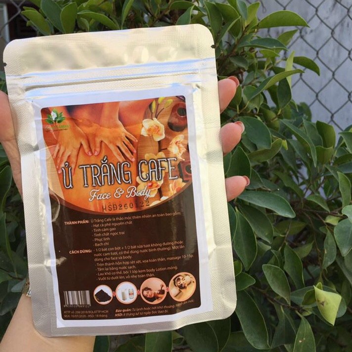 [Ảnh thật] Ủ trắng cafê chính hãng gói 100gr