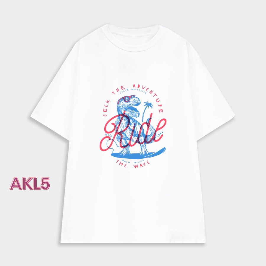 Áo phông tay lỡ Hàn Quốc, áo phông màu trắng form rộng unisex TEE SHOP 35-70kg|| Mã AKL5