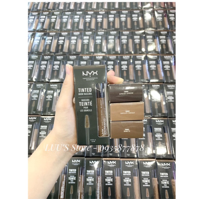 Mascara Kẻ Chân Mày NYX Tinted Brow