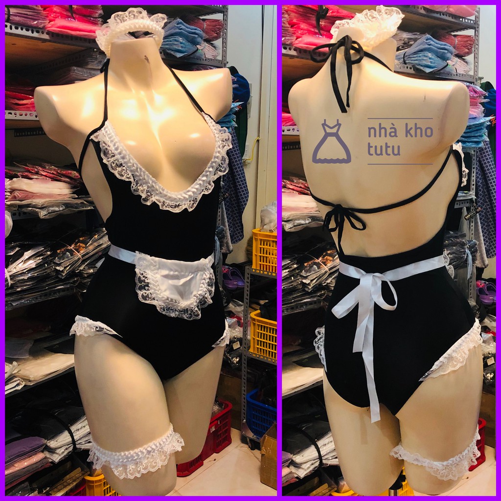 Set đồ ngủ Cosplay Cô giúp việc gợi cảm L348 | BigBuy360 - bigbuy360.vn