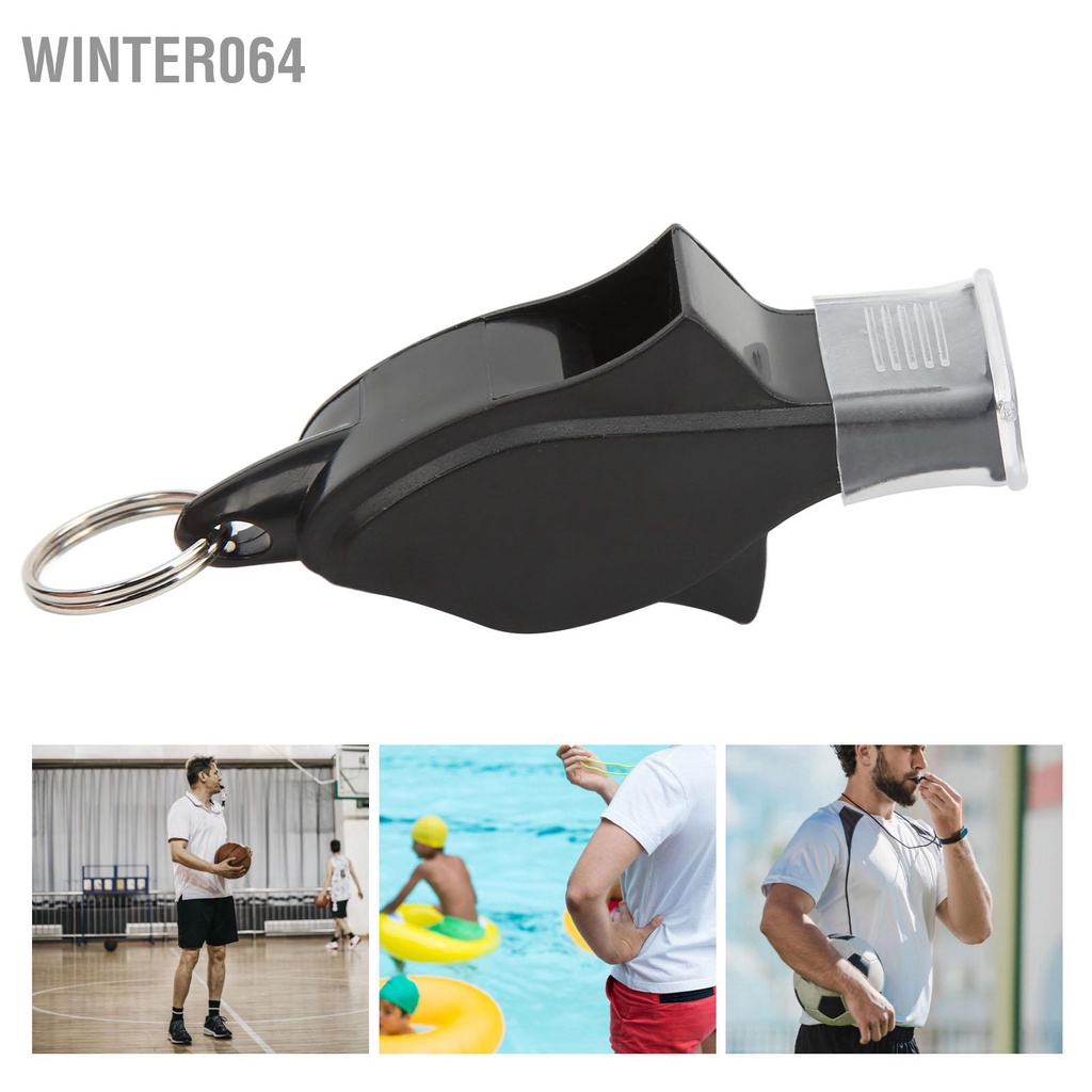 Còi thể thao bằng nhựa âm thanh lớn có dây buộc để trọng tài huấn luyện Trường tồn tại Winter064