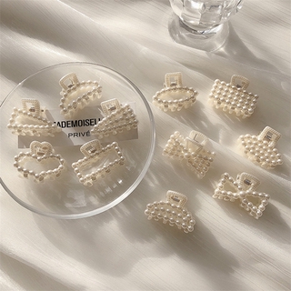 Kẹp Tóc Mini Đính Ngọc Trai Dễ Thương 4cm
