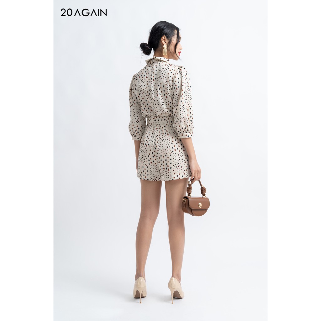 Jumpsuit 20AGAIN Thắt nơ Eo BJC0048 | BigBuy360 - bigbuy360.vn