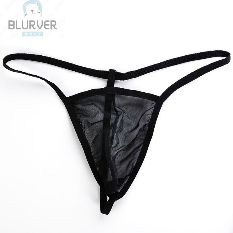 3 Quần lót chữ T lưng thấp co giãn bằng spandex cho nam tùy chọn màu sắc