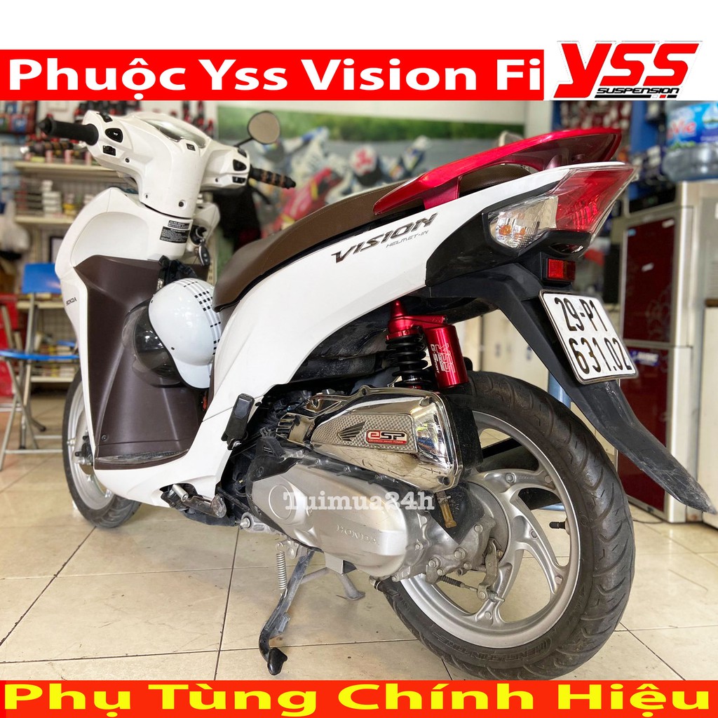 Phuộc YSS Bình Dầu Đỏ G-SPORT Click / Vario / Vision / Lead