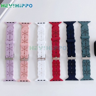 Dây Đeo Thay Thế Thoáng Khí Hình Bông Tuyết 38mm 42mm Cho Đồng Hồ Thông Minh iwatch7 41mm 45mm Series 7 6 se 5 4 3 40mm 44mm