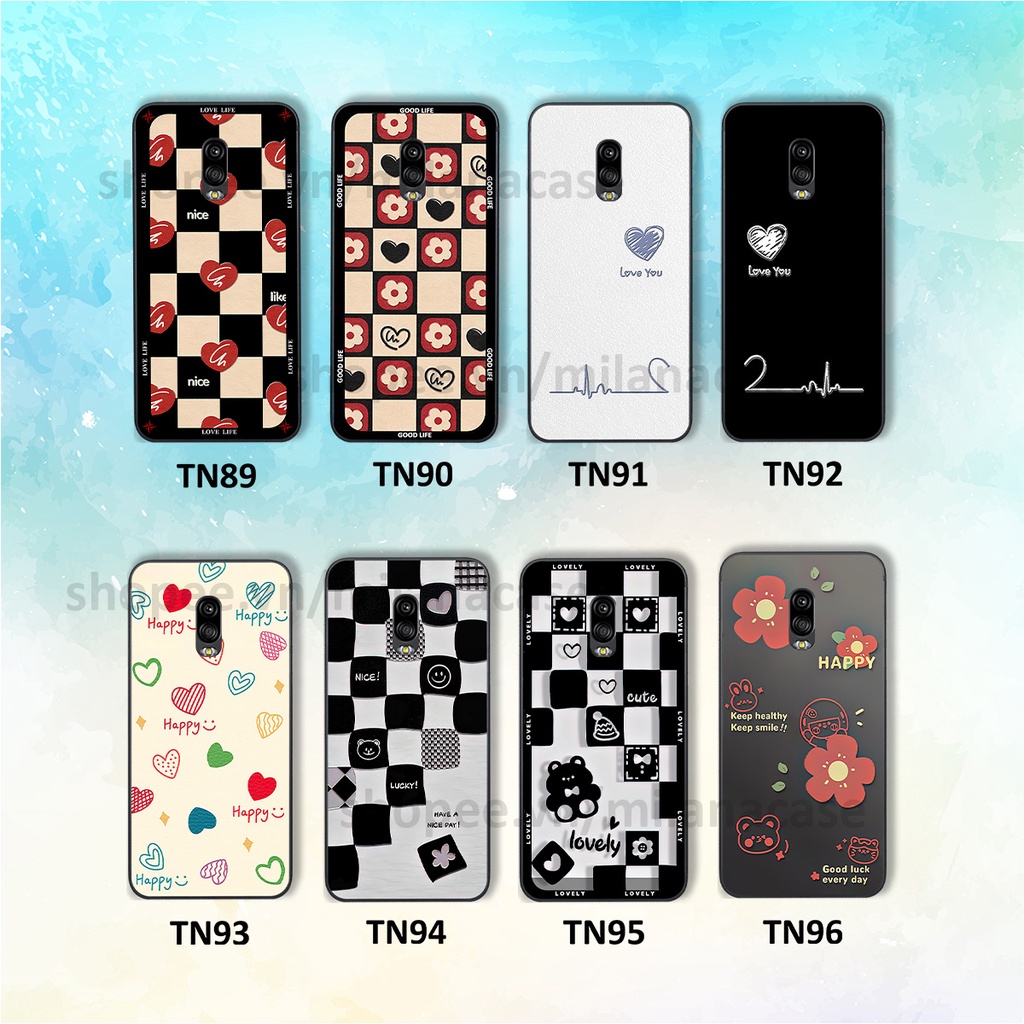 Ốp Samsung J7 Plus / J7+ in hình caro trái tim siêu đẹp, siêu nét đầy phong cách cá tính