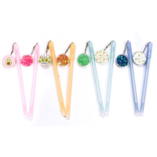 Bút kim tuyến quả bơ BKTI1 viết hologram usagyuuun trà sữa trứng lười yakult hoa cúc GD bò sữa gudetama shiba roro jump