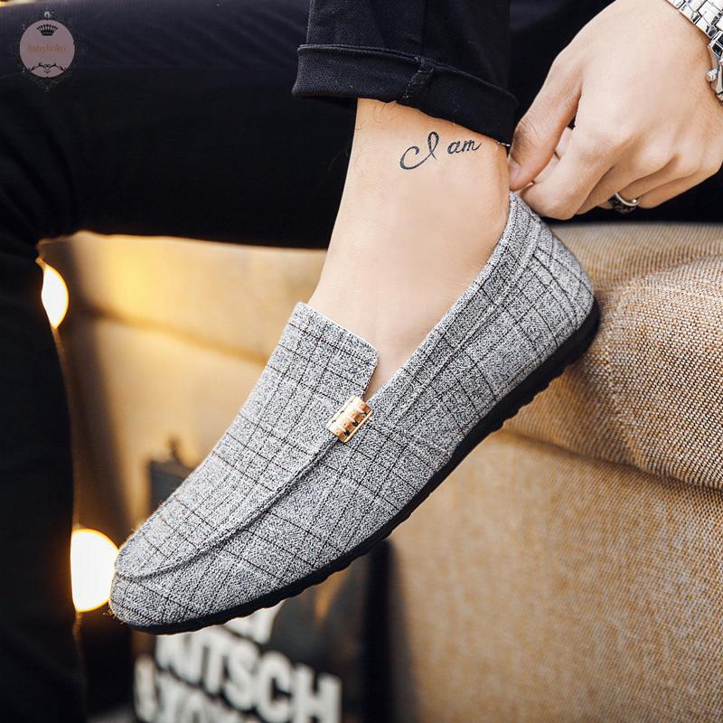 Giày lười dành cho nam thoáng mát phong cách tối giản thời trang