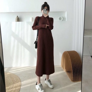 Váy len dài basic