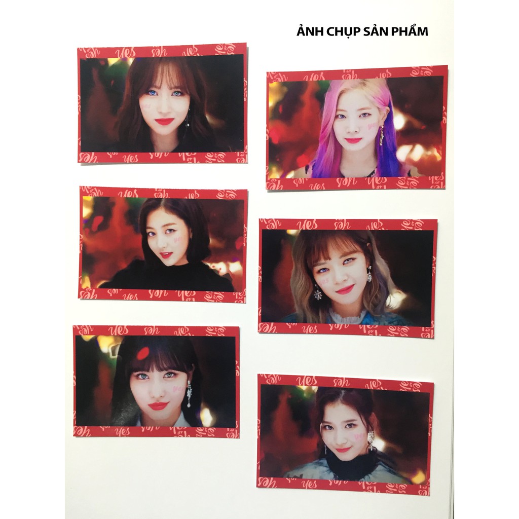 Lomo Card Ảnh Twice - MV Yes or Yes ( 36 ảnh)