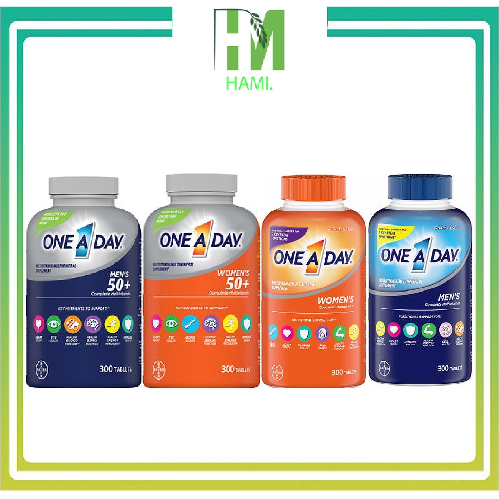 One a day, Viên uống One a day Multivitamin 300 viên của Mỹ