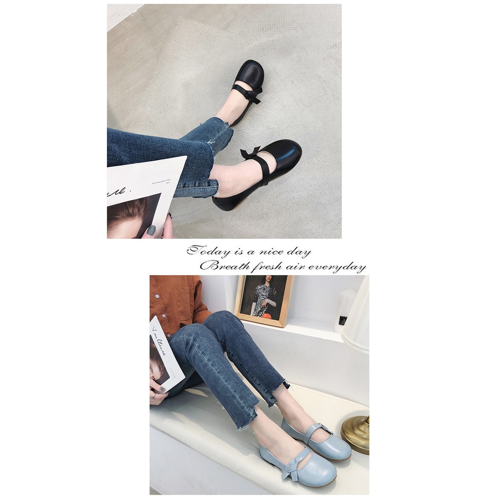 Giày Búp Bê Nữ Mũi Tròn Thời Trang Xuân Hè 2020 | BigBuy360 - bigbuy360.vn