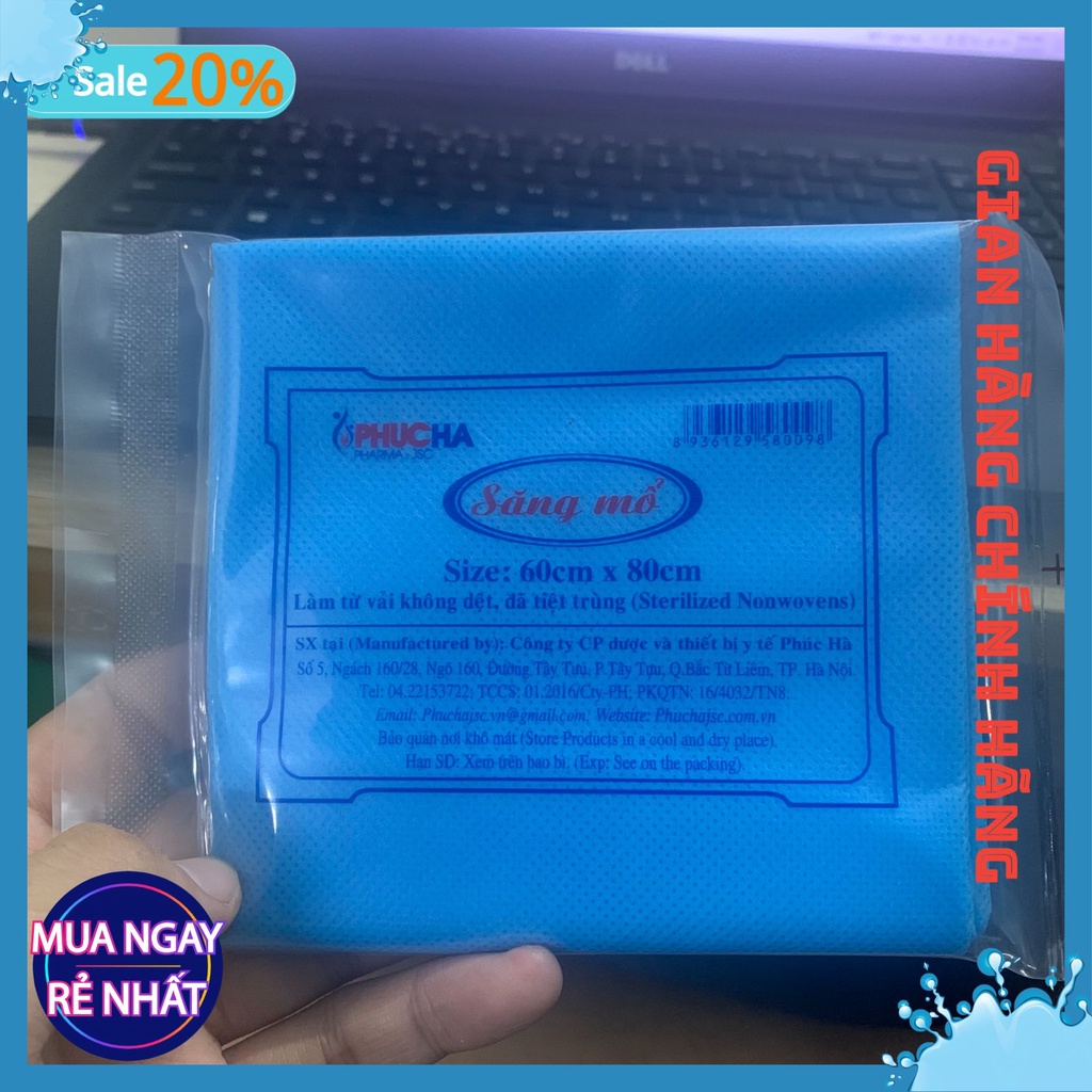 Săng Mổ Đã Tiệt Trùng Không Lỗ Vải Không Dệt