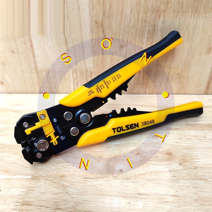 Kềm Tuốt Dây Điện Tự Động Công Nghiệp ( 8&quot; / 200mm ) Tolsen 38048