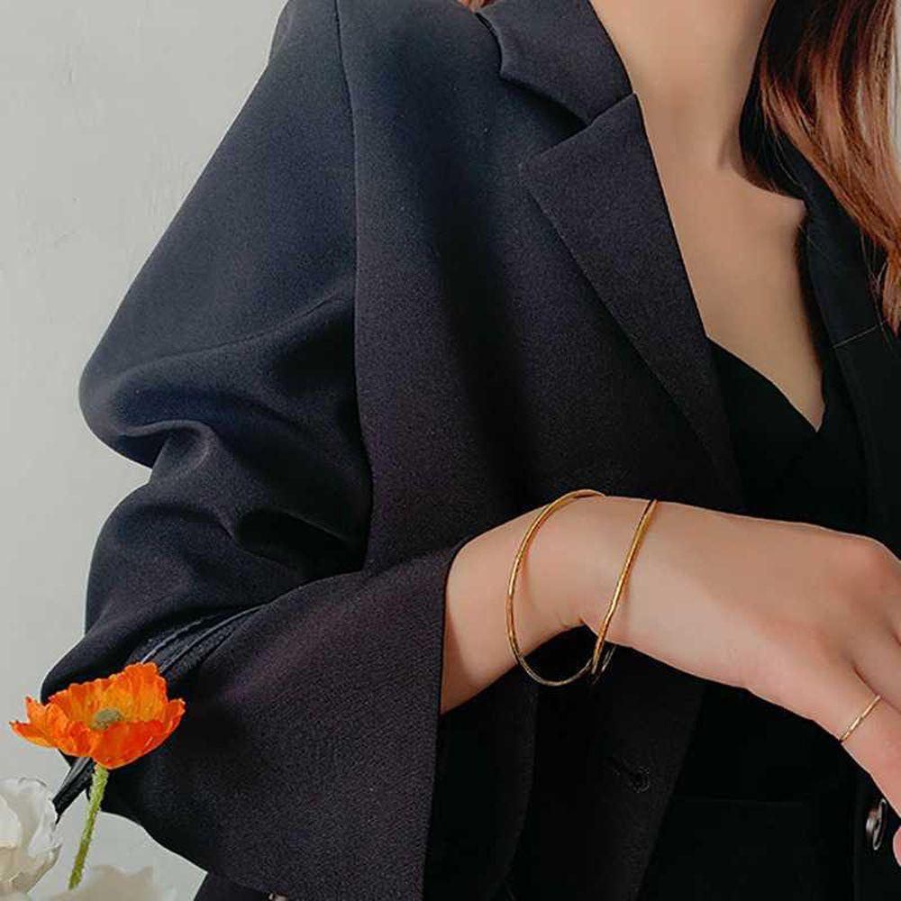 Set 8 Vòng Tay Khắc Họa Tiết Phong Cách Hàn Quốc Cho Nữ