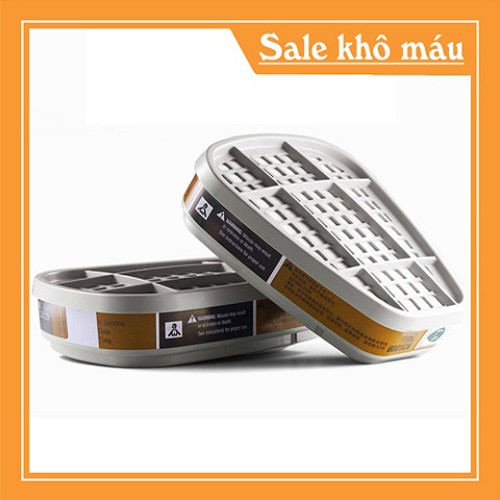 Mặt Nạ Phòng Độc 3M6200 Đủ 7 Chi Tiết, Chống Độc, Phun Sơn, Hóa Chất, Thuốc Trừ Sâu