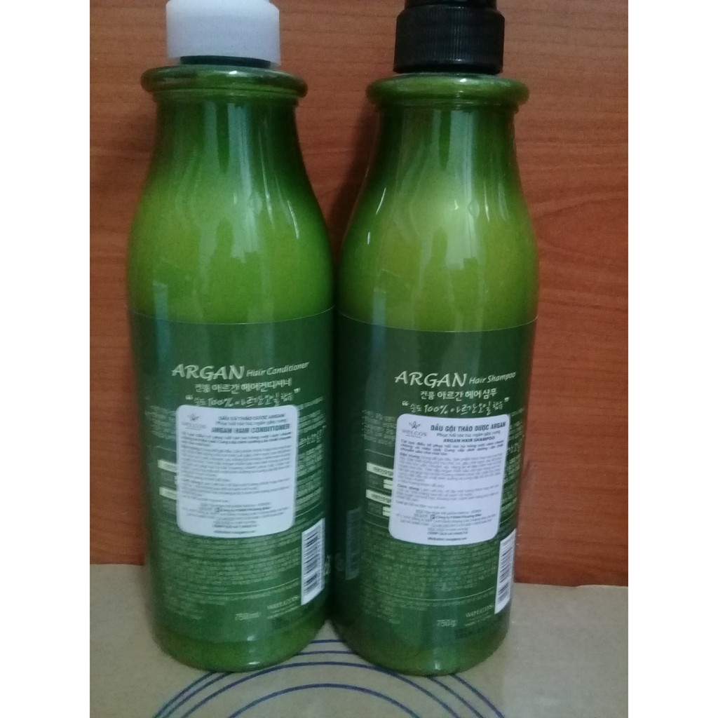 Dầu gội, Dầu xả thảo dược ARGAN 750ml (Confume Argan Hair Shampoo 750ml)