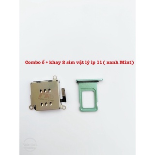 Combo độ 2 sim vật lý cho IP XR +11( Ổ+ Khay 2 sim)