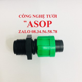 10 đầu nối Ren 21 ra ống 16 mềm dùng trong hệ thống tưới nhỏ giọt hoặc lọc thủy sinh