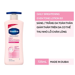 Sữa dưỡng thể Vaseline HEALTHY WHITE SPF 50+ PA++++ SUN +POLLUTION PROTECTION 725ML