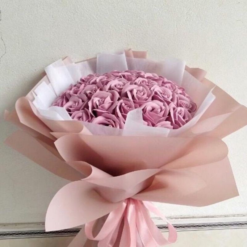 HOA HỒNG SÁP THƠM 20 BÔNG ĐỦ MÀU