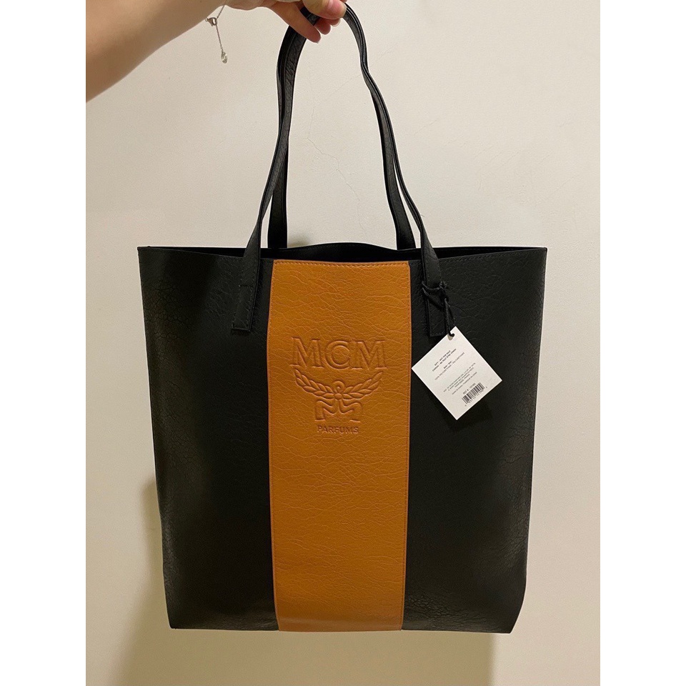 [Túi Authentic] Túi Tote Da MCM Chính Hãng Gift Nước Hoa MCM