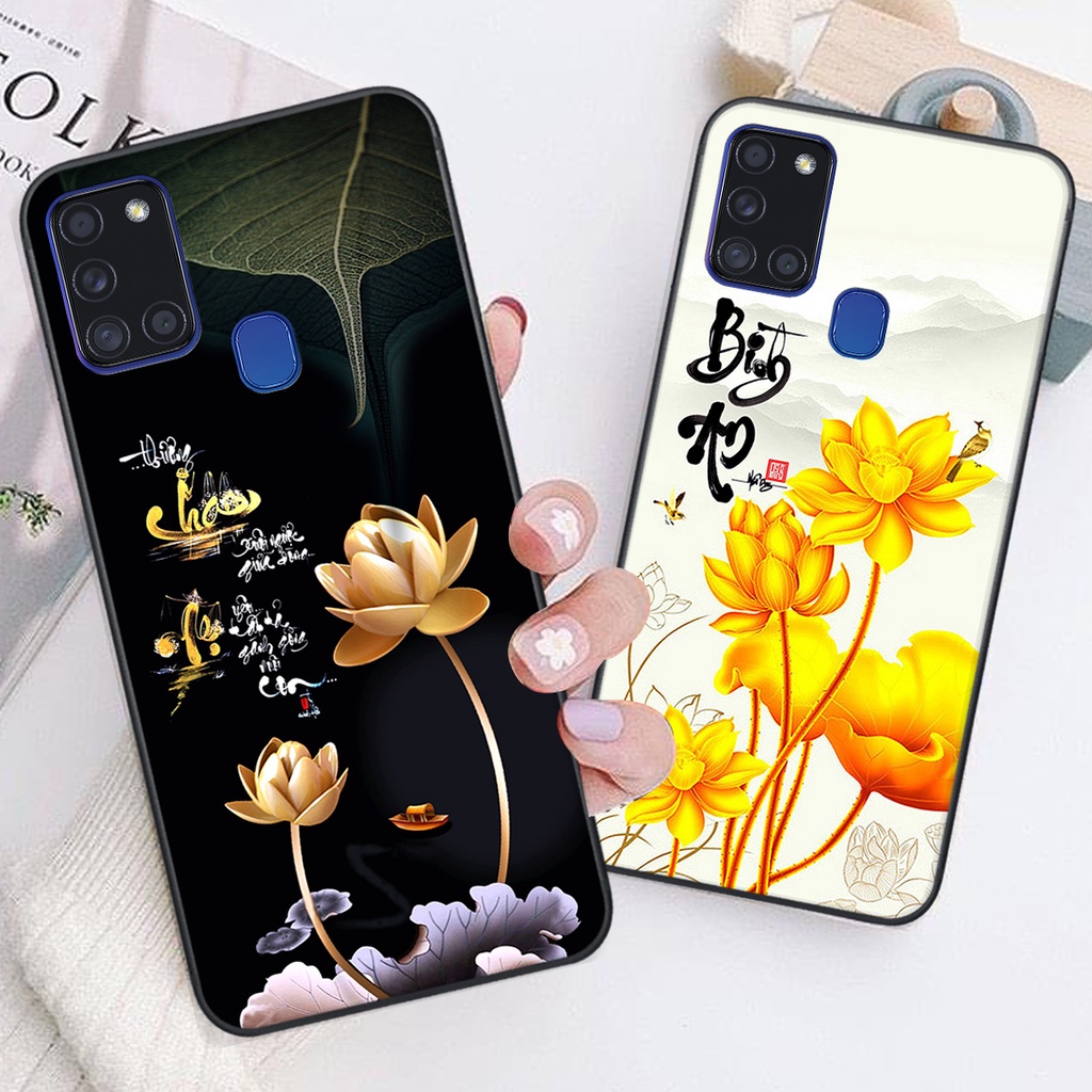 Ốp lưng Samsung Galaxy A21S in hình chữ tài chữ lộc, Cha Mẹ, bình an SIÊU ĐẸP