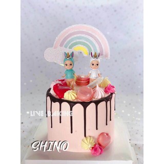 Topper/Que cắm cầu vồng mây