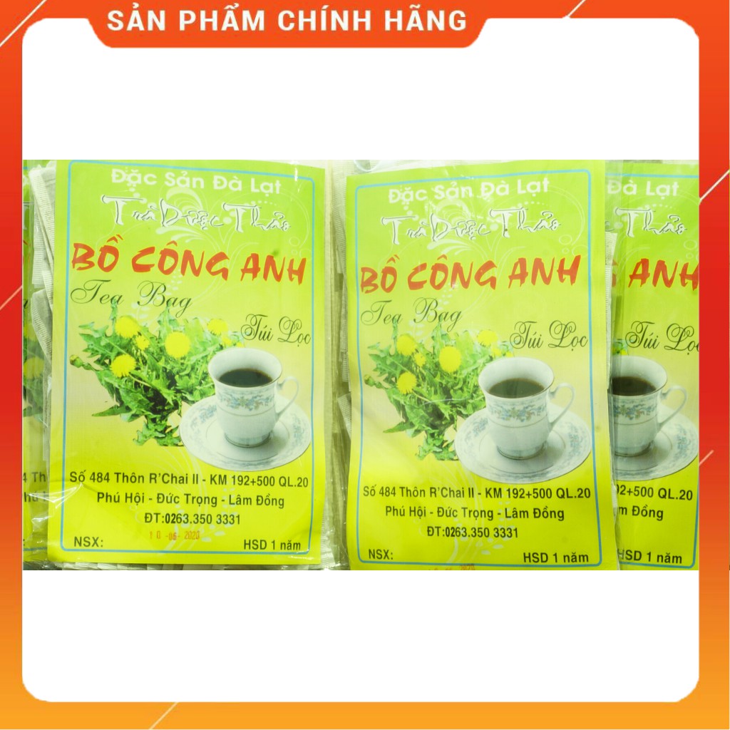 Trà bồ công anh lợi sữa, giúp ngủ ngon, thơm mát dễ uống, 72 túi lọc gia truyền