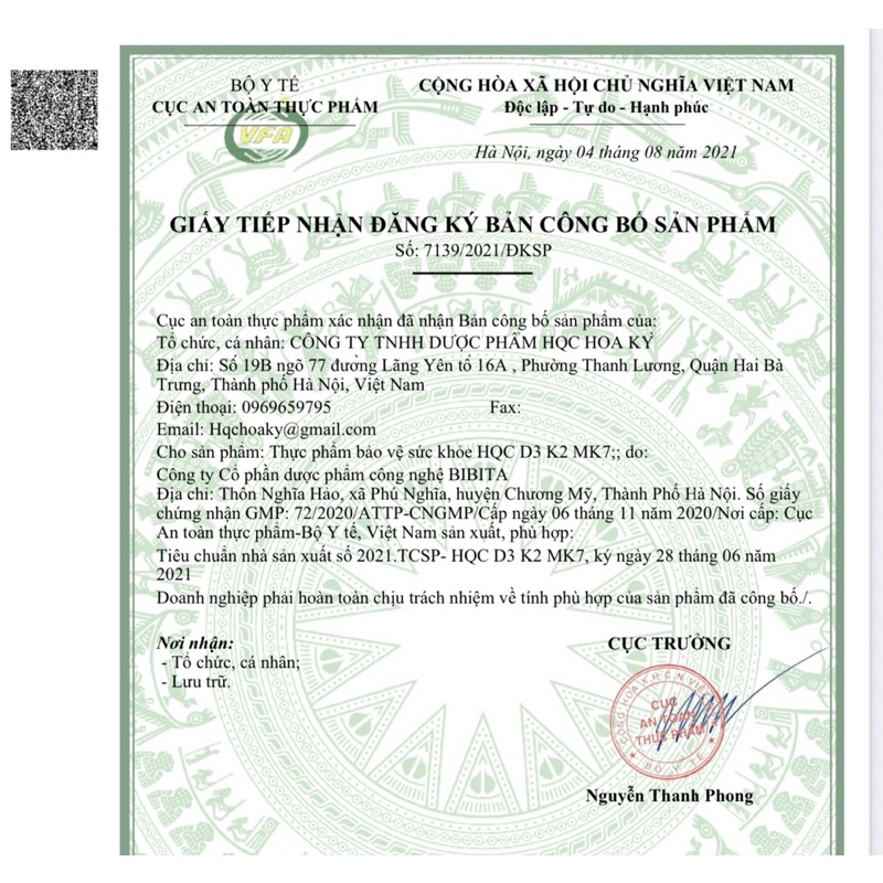 Vitamin D3 K2 MK7 Healthy Care