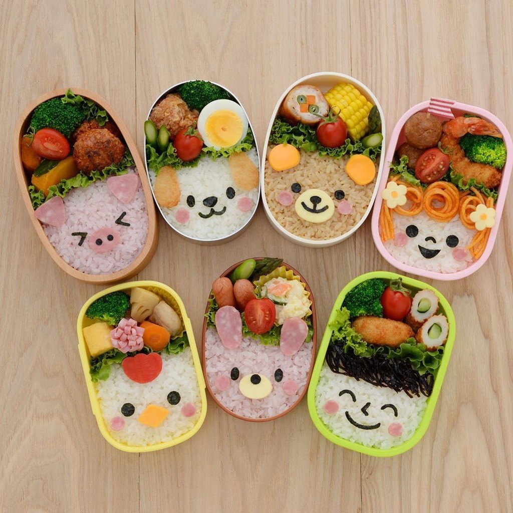 Bộ Dụng Cụ Cắt Cơm Bento Tiện Dụng