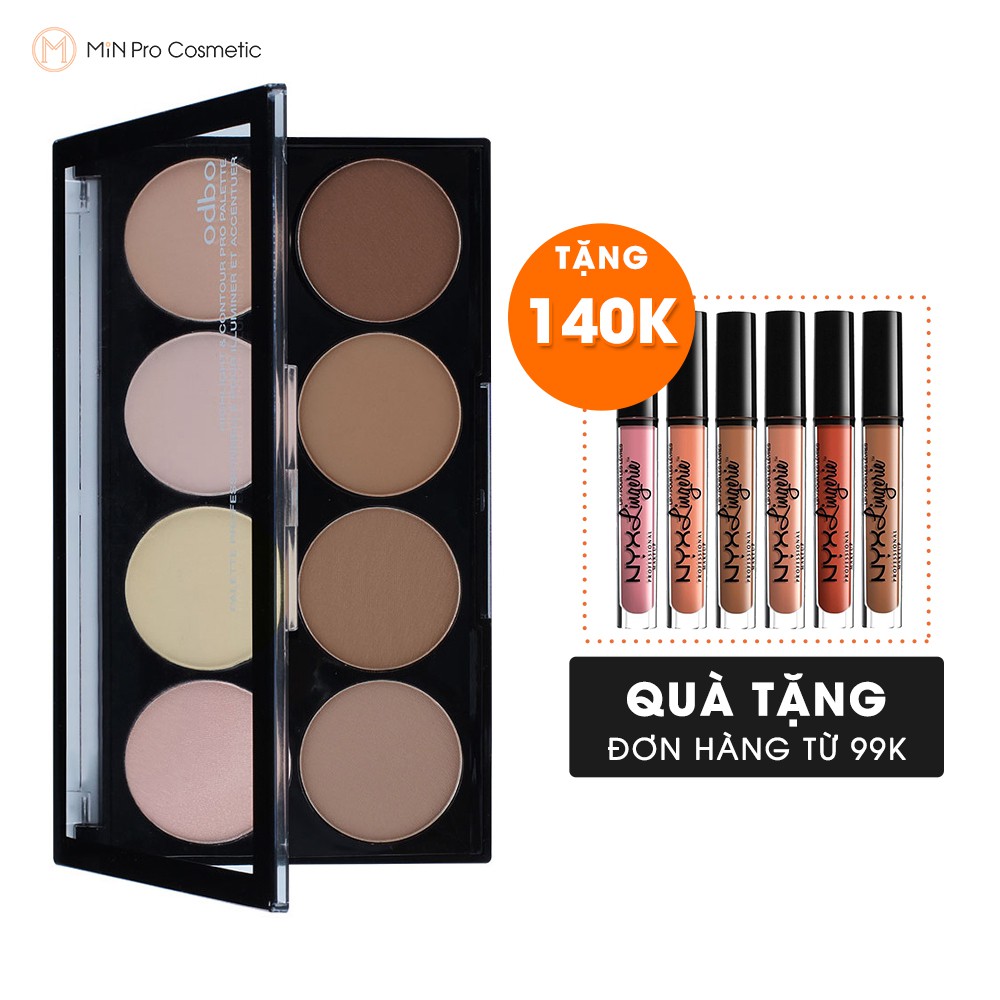 Tạo khối Odbo highlight và Contour Pro Palette OD138