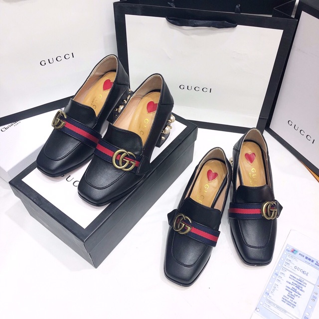 Giày cao gót G c gót ngọc fullbox